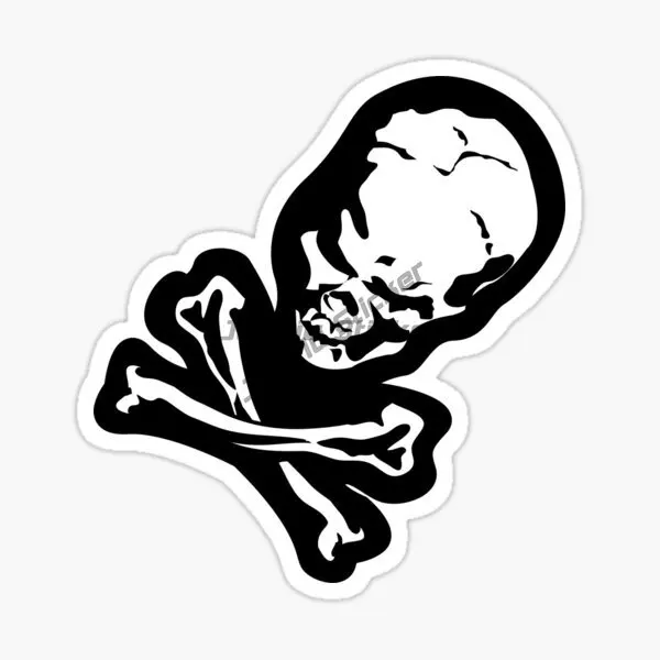 سامة سيارة التصميم الإبداعية تحذير خطر بولي كلوريد الفينيل مقاوم للماء جسم السيارة ملصق الفينيل مقاوم للماء ذاتية اللصق اكسسوارات السيارات #5