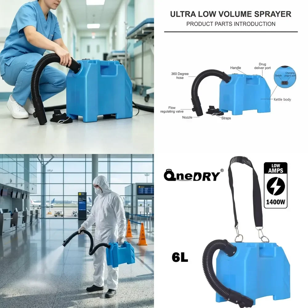 Automatic Humidity Sprayers Accurate ULV Fogger High Pressure Agricultural Sprayer Electric Knapsack Sprayer for Disinfection