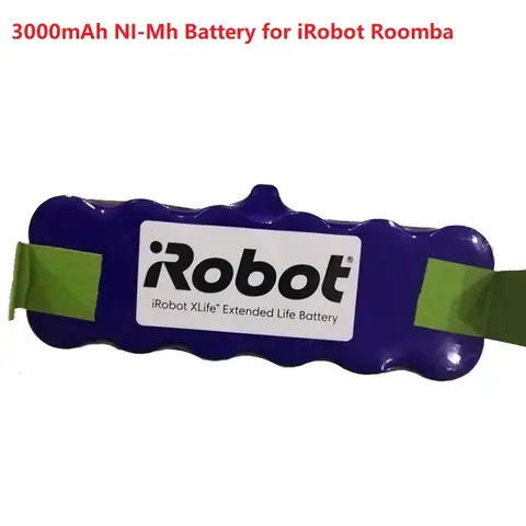iRobot Roomba 진공 청소기 용 기존 3000mAh 배터리 500 510 530 570 580 600 630 650 700 780 790 900 800 시리즈 895 891 890