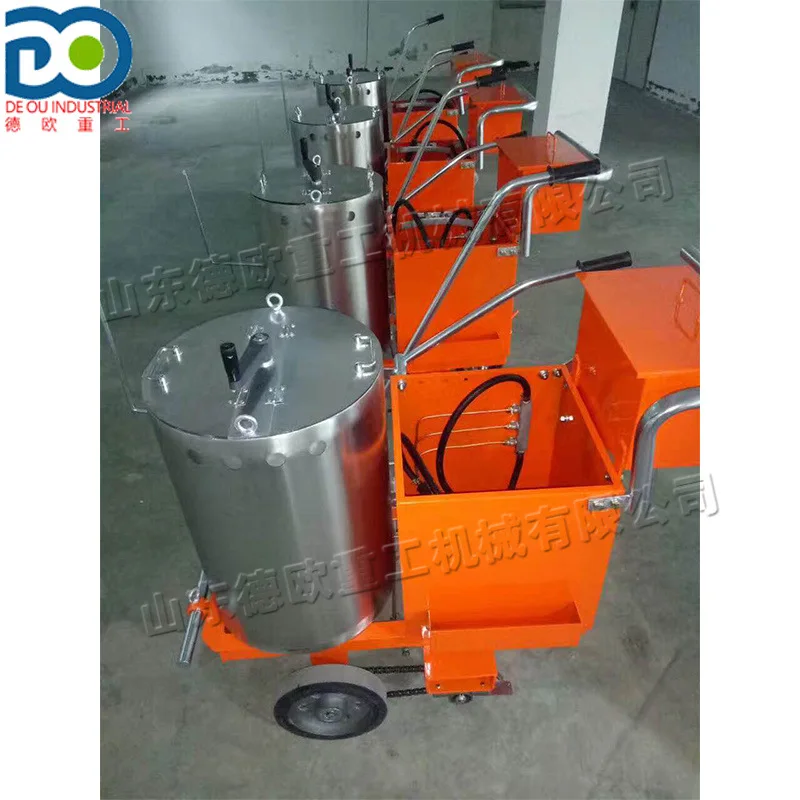 

Self-propelled road marking machine, hand-pushed hot-melt marking all-in-one machine, zebra crossing marking machine
