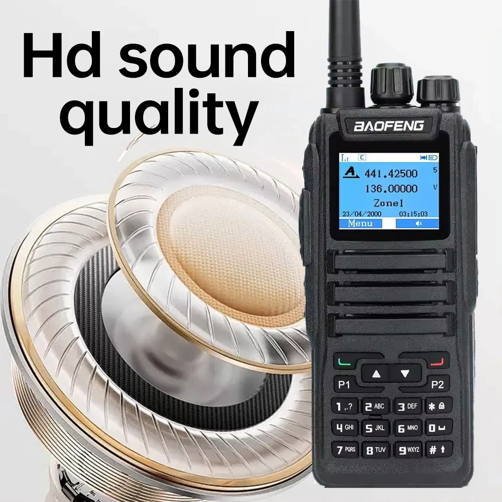 Baofeng Digital Walkie Talkie DR-1701 Dual Mode Analog Two Way Radio Upgrade Open GD77 Dual Time Slot Tier 1+2 Ham Radio DR 1801 view 6