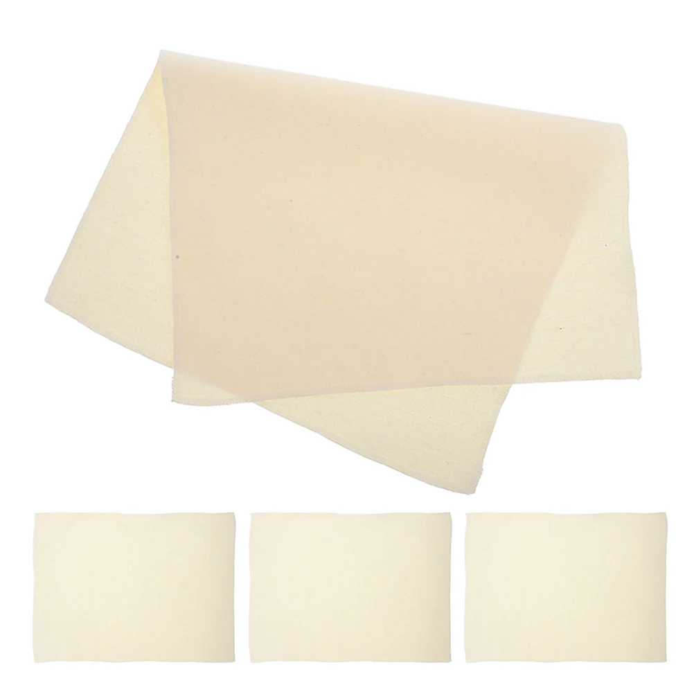 

4pcs Bread Proofing Cloth Fermentation Mat Reusable Beige Easy French Baguettes European Breads Breathable Nonstick