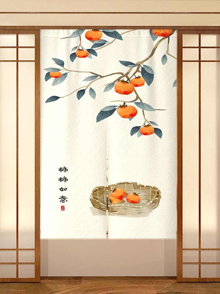 Tassel Door Curtain Main Bedroom Partition Curtain Kitchen Hanging Curtain Chinese Sle Fabric Door Curtain for Busin Use