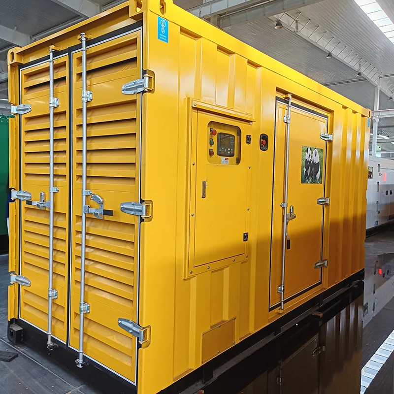 Weichai Cummins 1200KVA 800KVA 650KVA Containerised Silent Diesel Generator Cummins Engine China Power CE Certified