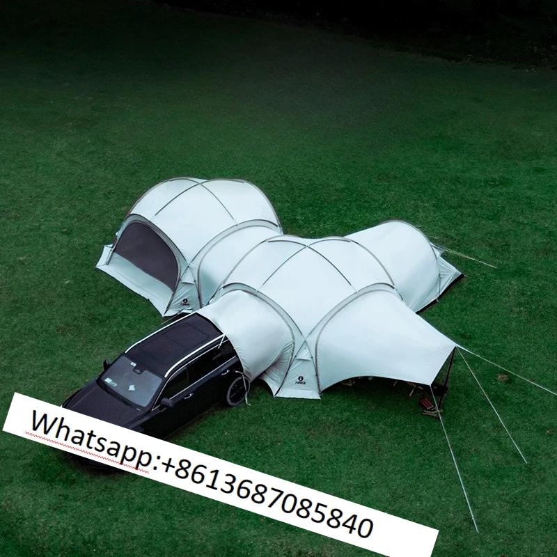 Dome, canopy, outdoor large professional camping vehicle, rear tent, camping equipment, silver coated sunshade TM01X