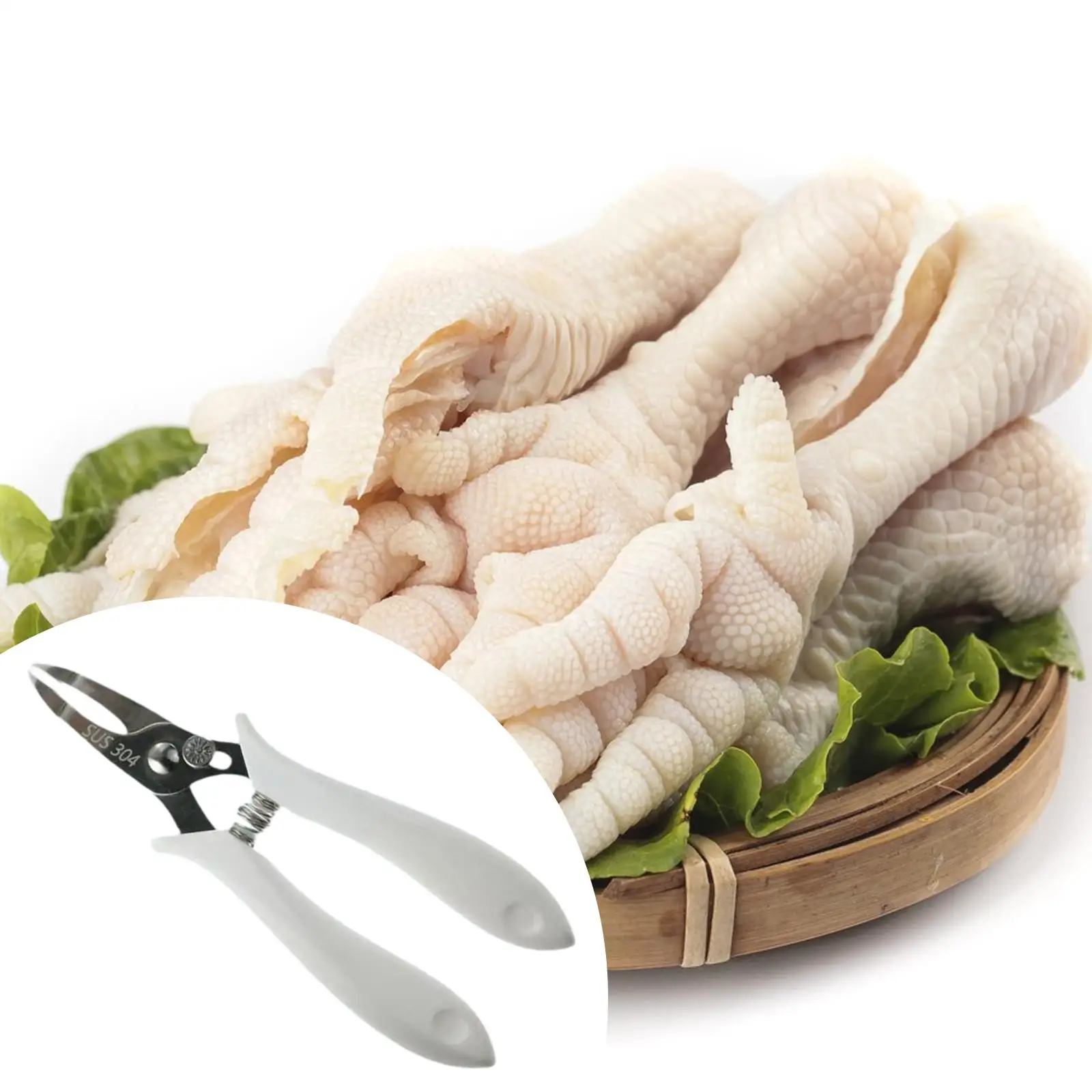 

Chicken Feet Deboner Tool Easy to Use Bone Remover Professional Nonslip Gadget for Cooking Barbecues Removing Dining Room Home