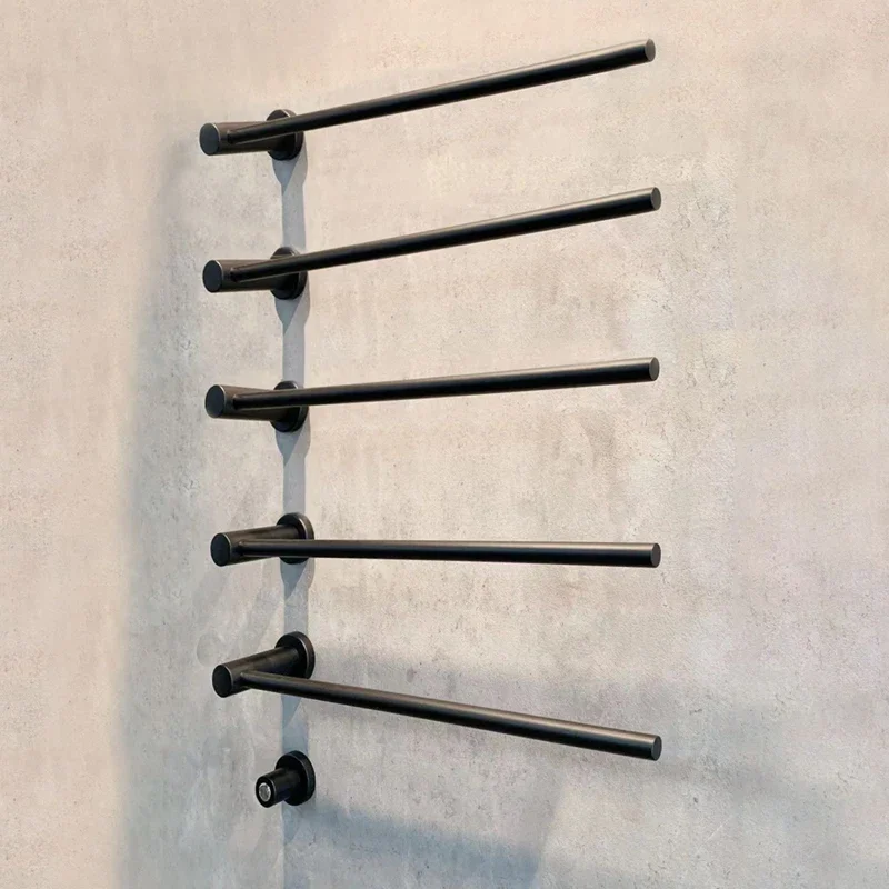 

304 Stainless Steel Electric Towel Rack 50-55°C Constant Temperature Heated Drying Towel Bar 220V 55*11*51.5/66.5/81.5CM