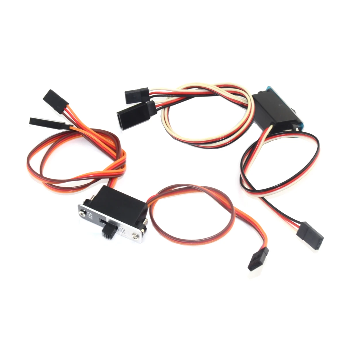 JR FUTABA Connector Heavy Duty Power Switch Receiver Servo ESC ON/OFF Aluminum Face Plate For RC Airplane Cars Boat Battery