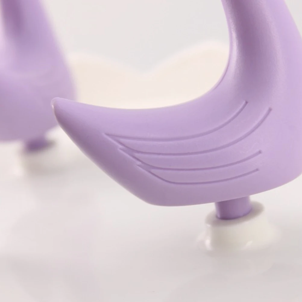 

Cup Holder Glass Mug Stand Rack Tree Household Organizer Violet Color Plastic Drain Rack for Home Restaurant
