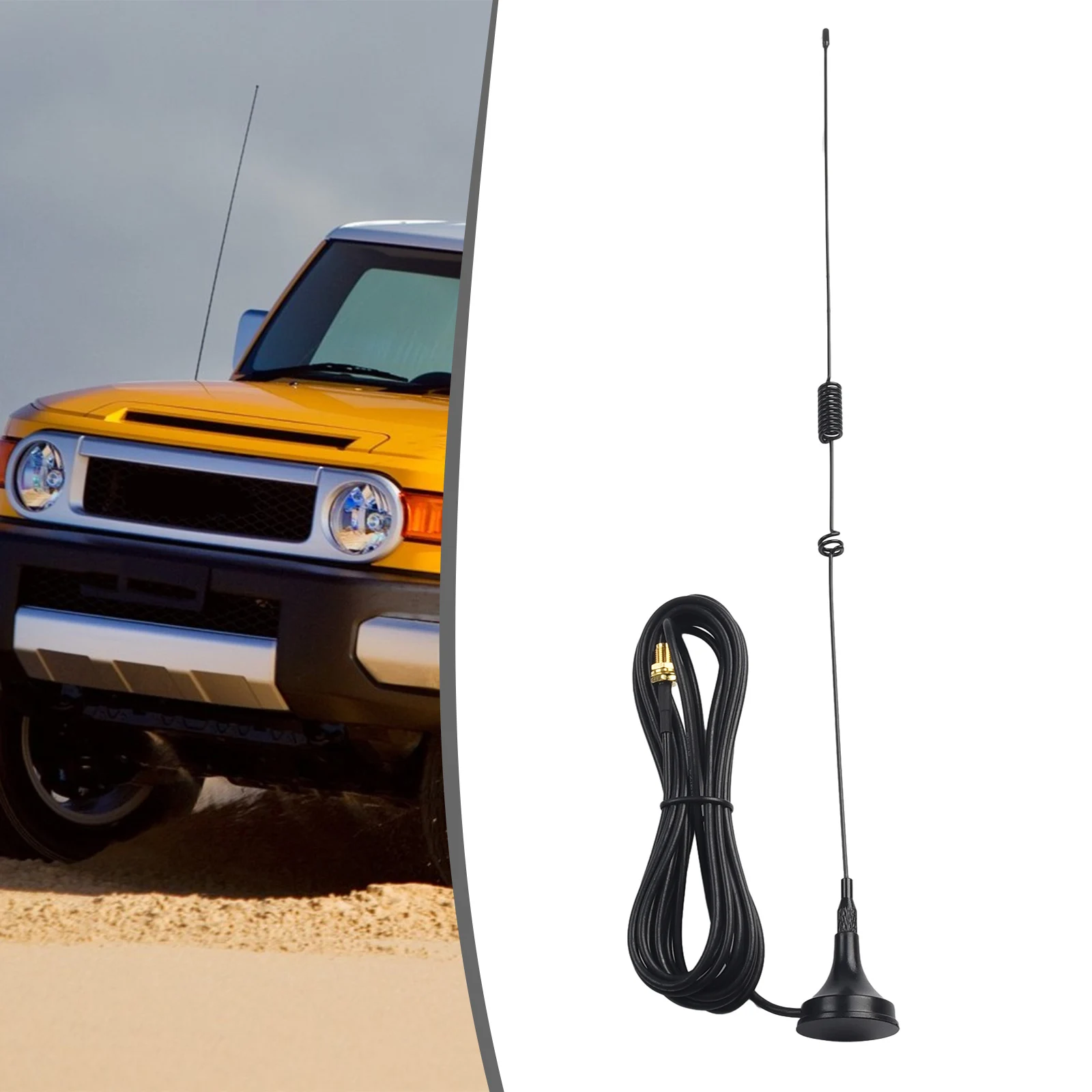 

9Dbi SMA-Female Antenna Dual Band VHF/UHF Car Magnetic Antenna SMA-Female Antenna Dual Band Car Accessories