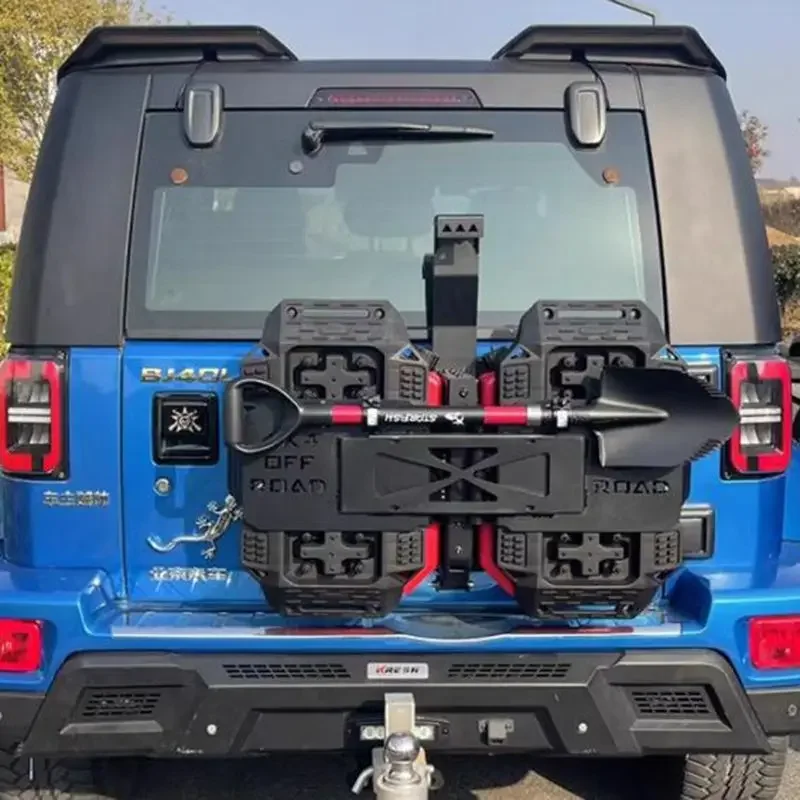 Auto parts tailgate integrated decorative modification kit