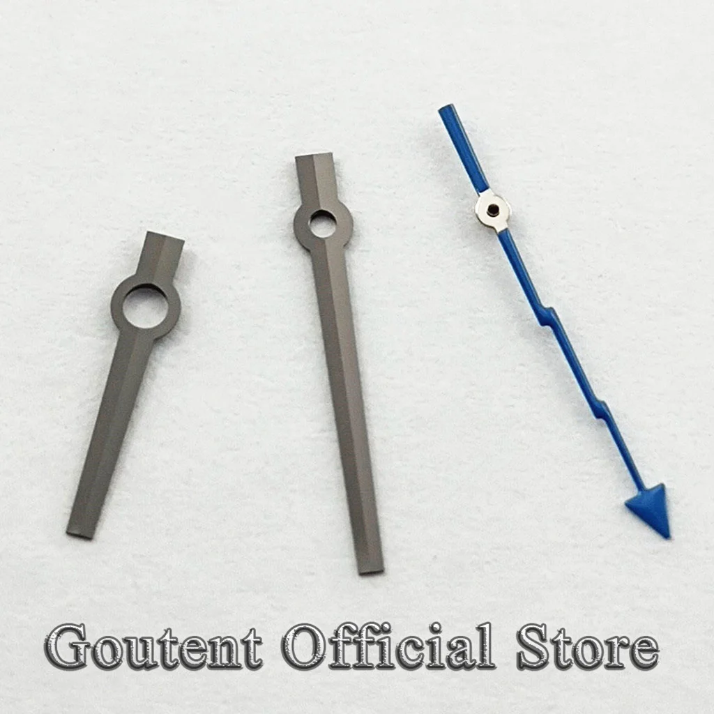 Goutent برتقالي/أخضر/أزرق/أسود/فضي البرق من جهة ثانية مناسبة لملحقات ساعة الحركة الأوتوماتيكية NH35 NH36