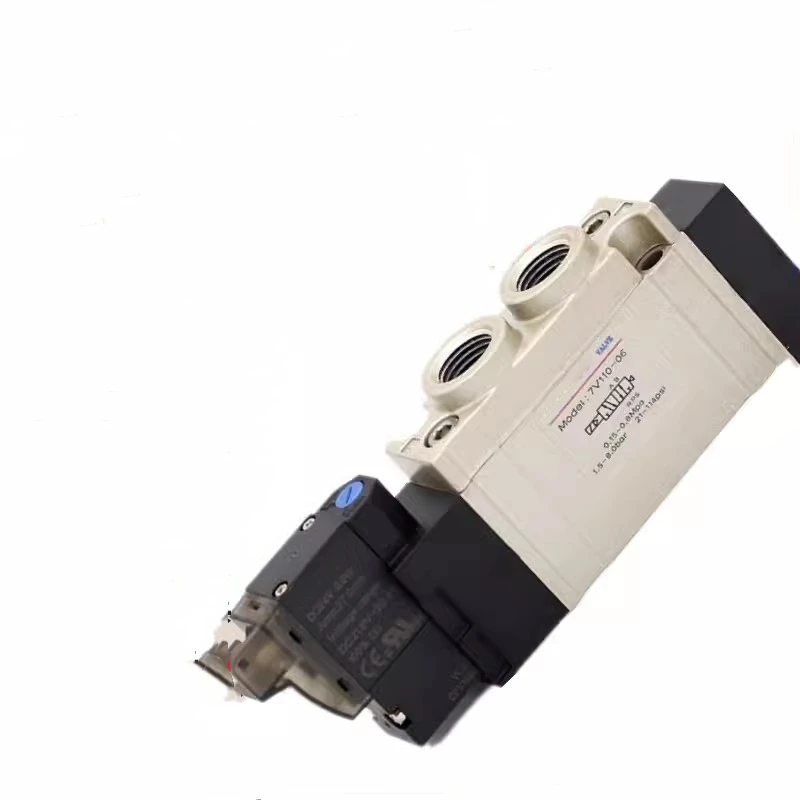 

Pneumatic Aluminum Alloy 7V Series Solenoid Valve (5/2, 5/3 Way) 7V210 7V220 7V230 7V310 7V320 7V330