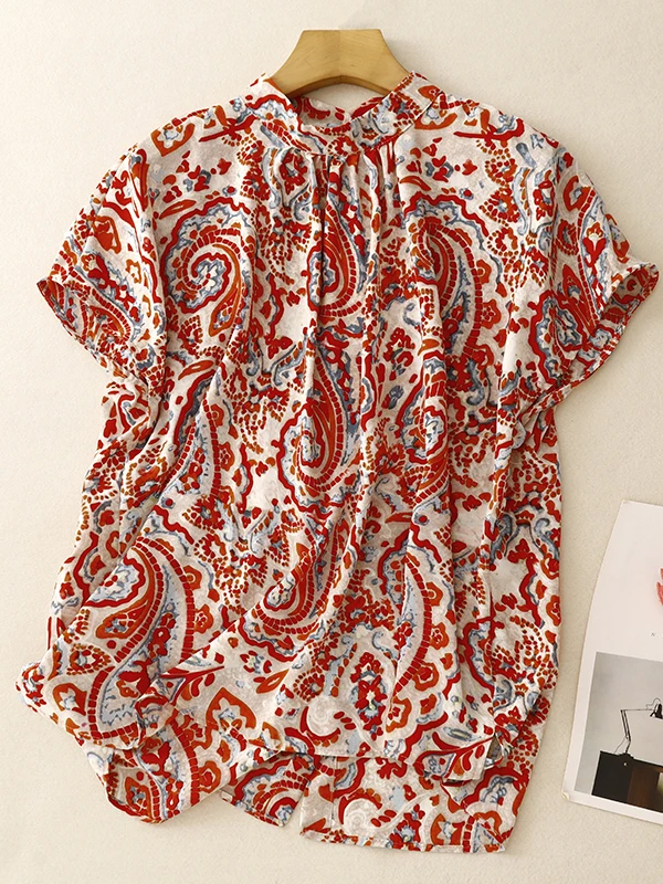 

Модный летний топ свободного кроя с принтом, с вырезами, трендовая женская повседневная нижняя одежда больших размеров с этикеткой