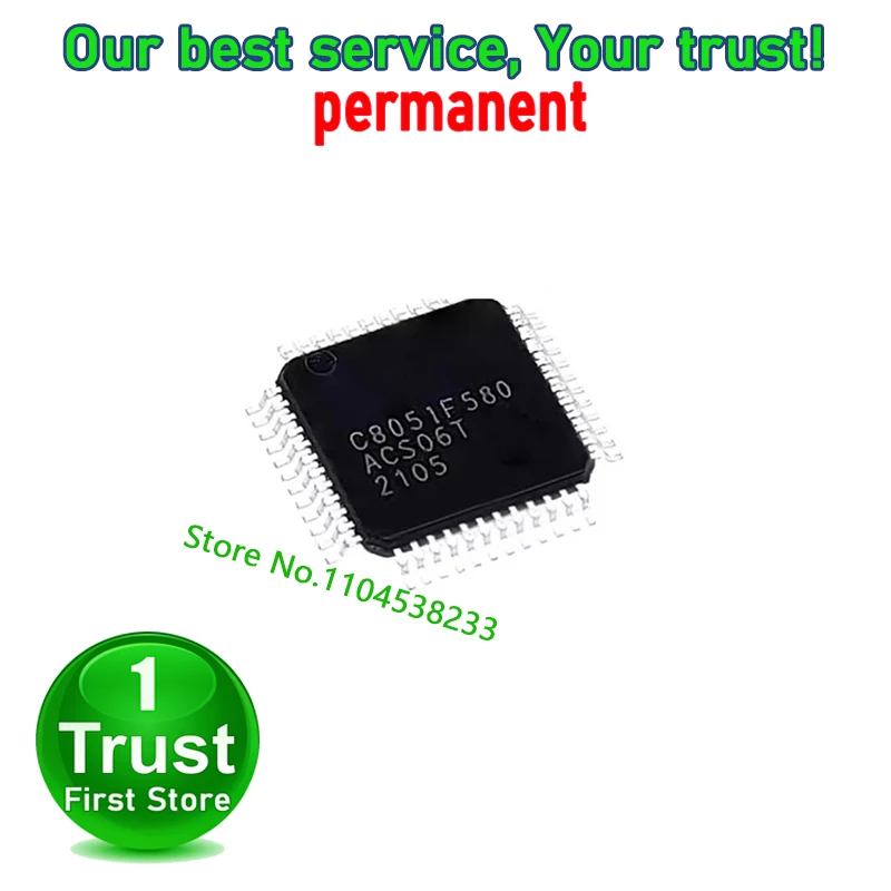C8051F580-IQR 1PCS/LOT C8051F580  QFP  Trust First   in stock