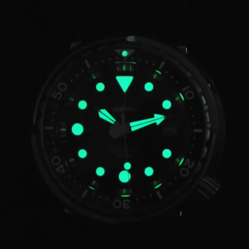 HEIMDALLR Diving Watch for Seiko NH35 Movement 200M Waterproof Super Luminous SKX007 Homage Men\'s Sports Watch