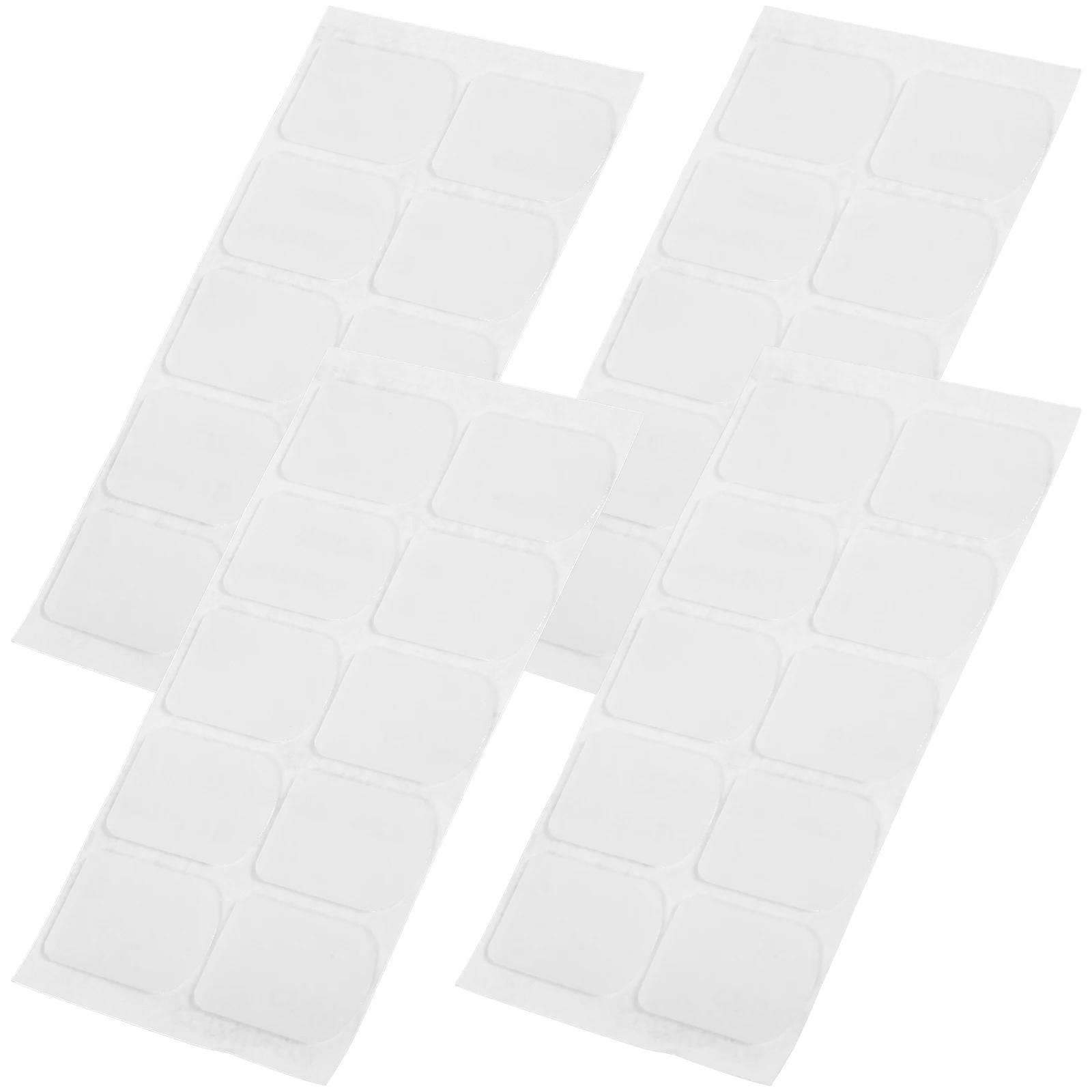 

4 Sheets Silicone Tooth Pad Mouthpiece Cushion Musical Instrument Alto Sax Mouthpieces Pads Silica Gel Patches