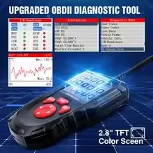 LAUNCH X431 CR3008 PLUS Full OBD2 Diagnostic Tools Car OBD OBD2 Automotive Scanner Check Engine Battery Free Update Online