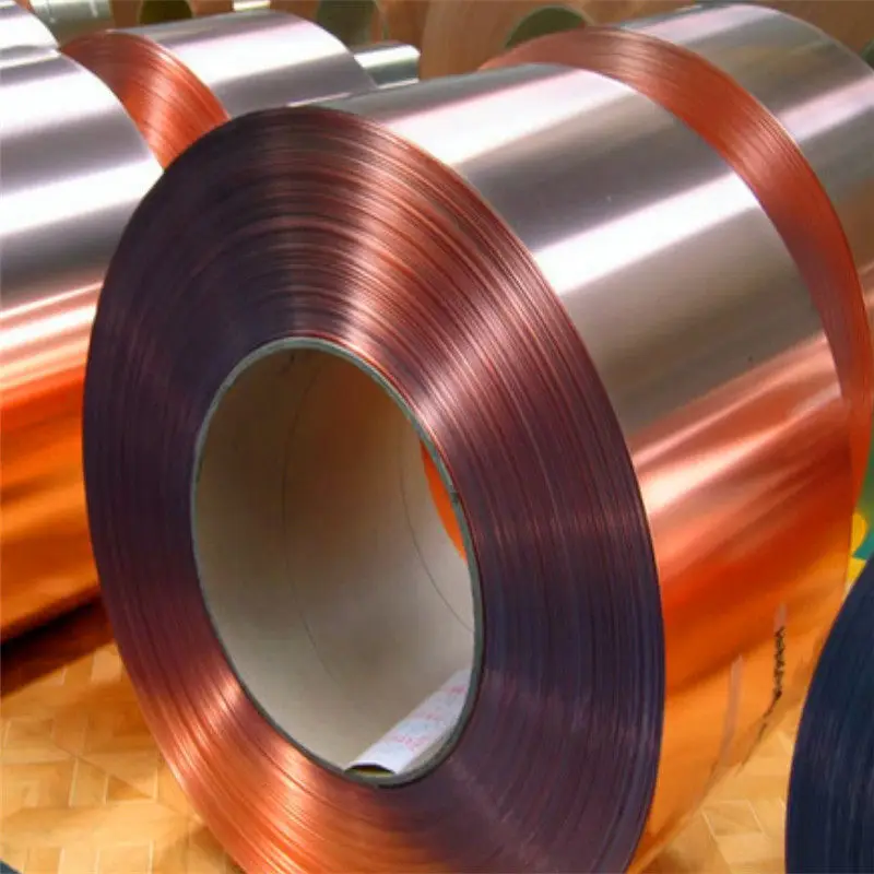 10M C5191 phosphorous copper Strip 0.2mm - 0.5mm Wear-resistant Tin Phosphor Bronze Copper Tape for Laser Cut Processing