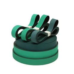 20meters/roller width:20/25mm thickness:1mm Rubber Green Black Paper conveyor belt Printing folding machine professional belt