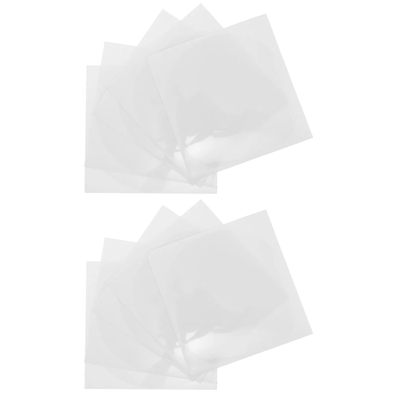 

10 шт. защитных пленок для настольных теннисных ракеток, многоразовые клейкие листы, точно вырезанные, для защиты резиновых поверхностей, для использования в помещении и на улице