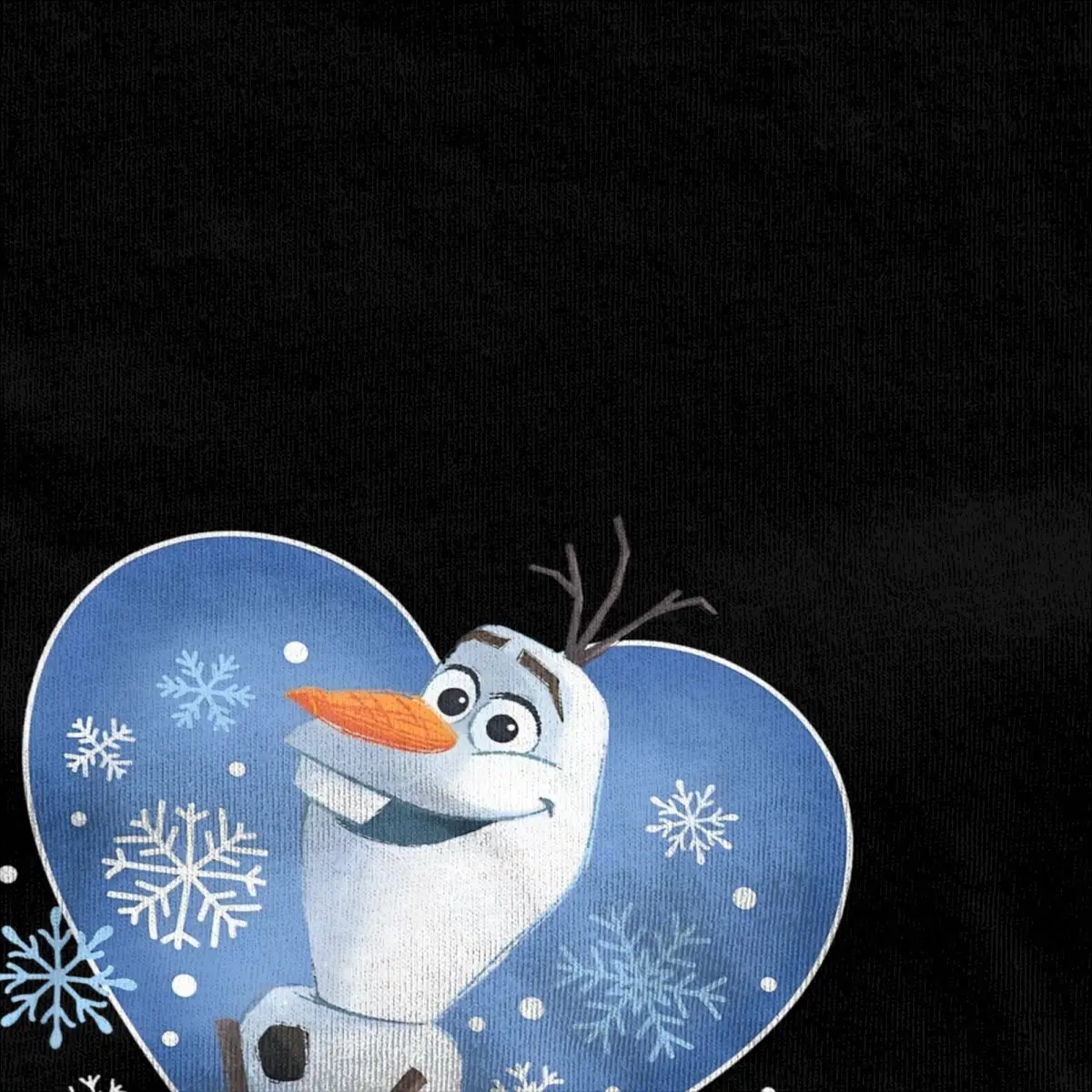 Frozen 2 T-Shirt Man Olaf You So Much Valentine\'s Day Streetwear 100 Cotton T Shirts Summer Breathable Hipster Tees