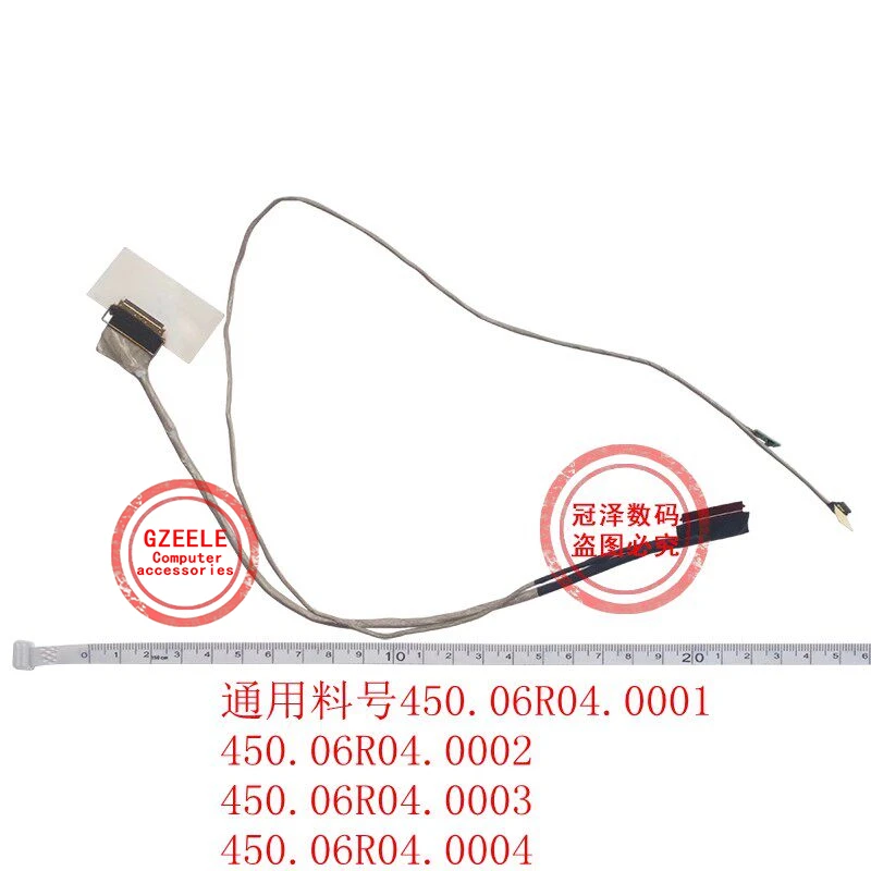 

LCD LVDS Cable Connectors For Lenovo Ideapad 700-15ISK Z15 EDP Video Screen Flex 5C10K85944 450.06R04.0001 0002 0003 0004 On Sal