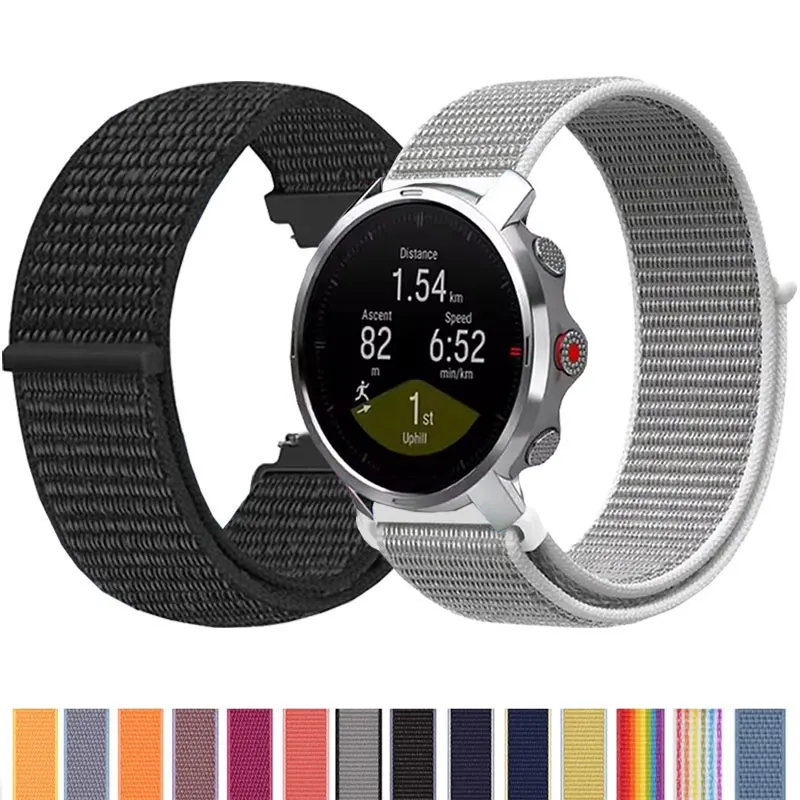Nylon-Schlaufenarmband für POLAR Band IGNITE 3 2 Armband VANTAGE V3 M2 M / UNITE/GRIT X Pro/Pacer 20 22mm Band Smartwatch-Zubehör