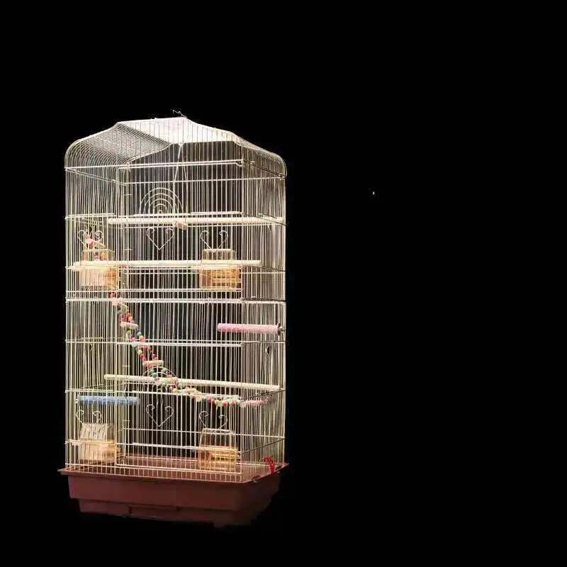 

Outdoor Parrot Bird Cages Stand Large Quail Pigeon Budgie Bird Cages Feeder Canary Jaula Pajaros Grande Pet Products YY50BC