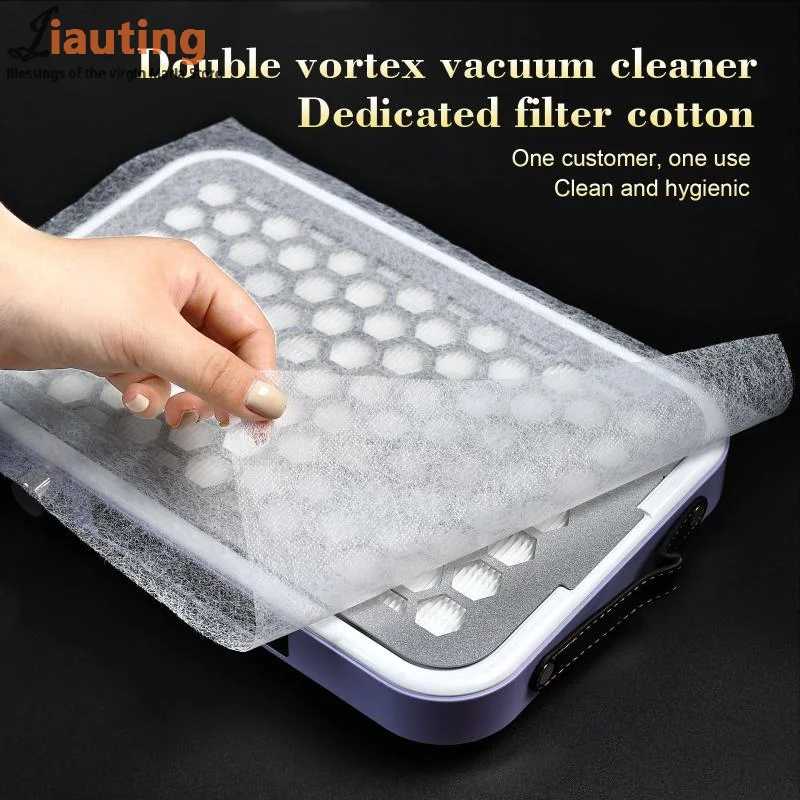 100pcs Disposable Nail Art Vacuum Dust Collector Non-Woven Filter Paper Manicure Machine Dust Filter Paper