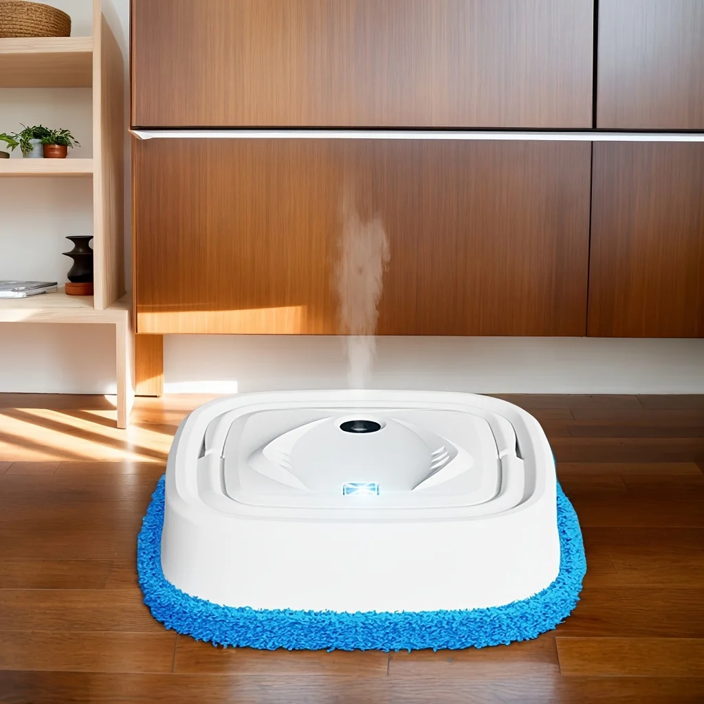 

Portable energy-saving humidifying cleaning robot, water mist spray, automatic sweeping, suitable for busy families