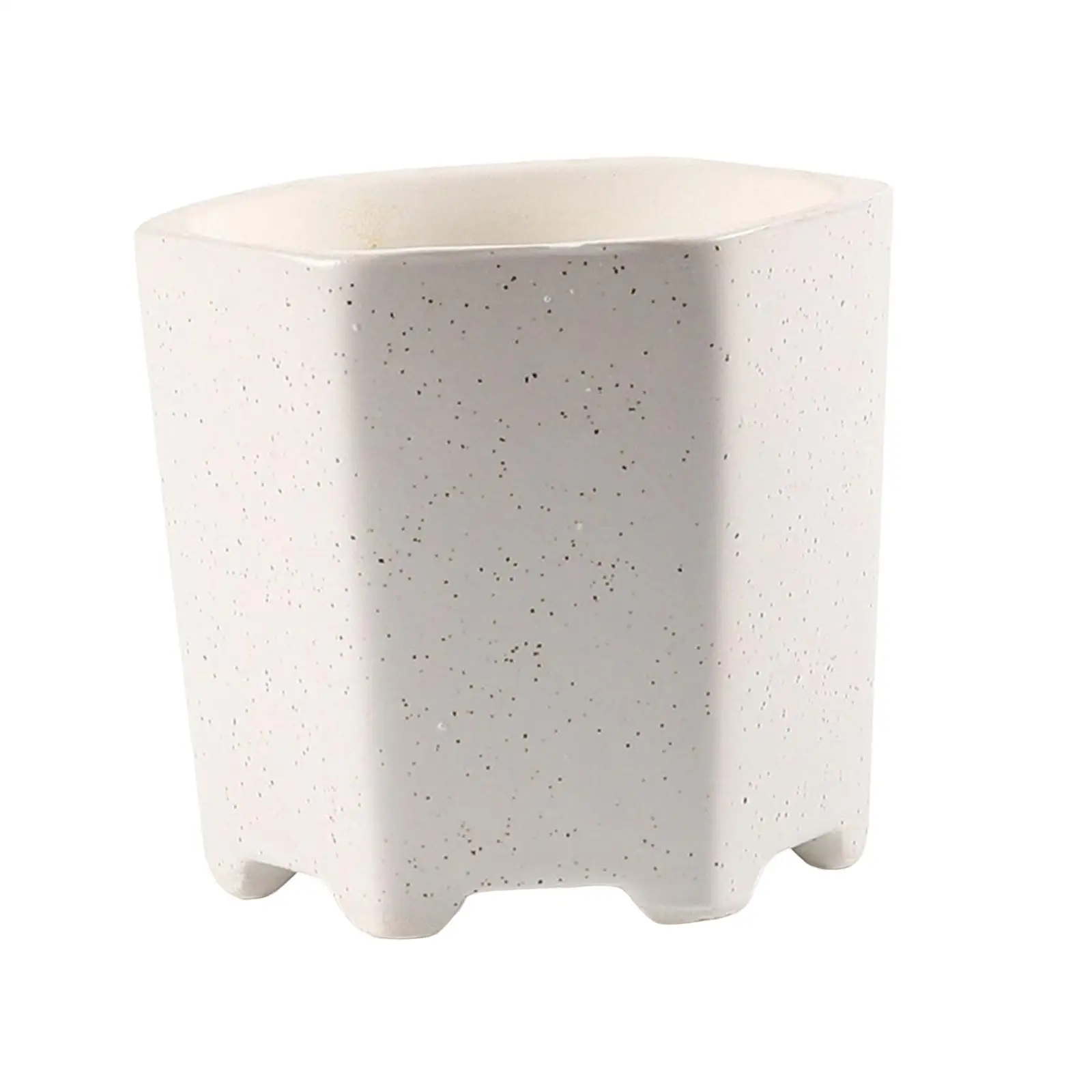 Multipurpose Flowerpot Ornaments Lightweight Hexagon Drainage