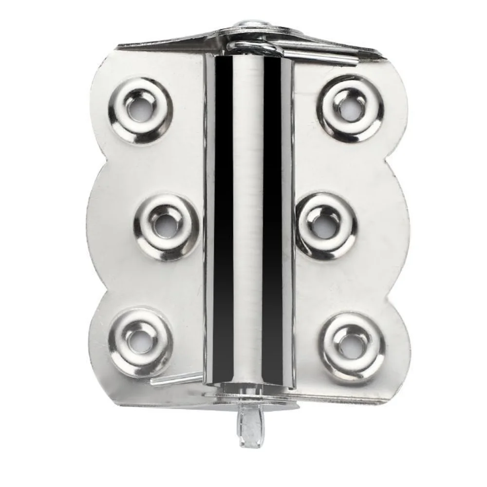 

Silver Screen Door Hinges Stainless Steel 304 Grade Spring Loaded Hinges Adjustable Butterfly Self Closing Hinge Loaded Door