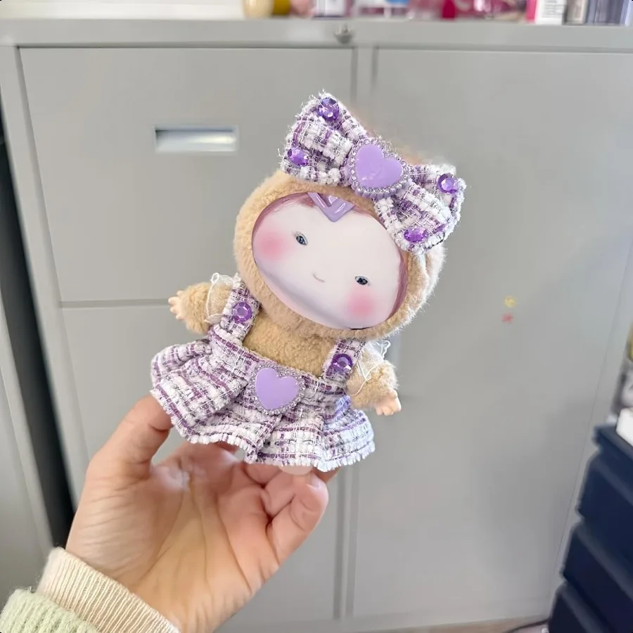 

Clothes for Series Doll Clothing Set Suitable for Collectible Dolls ClothingFits Most 17cm Accories Purple Scent Skirt