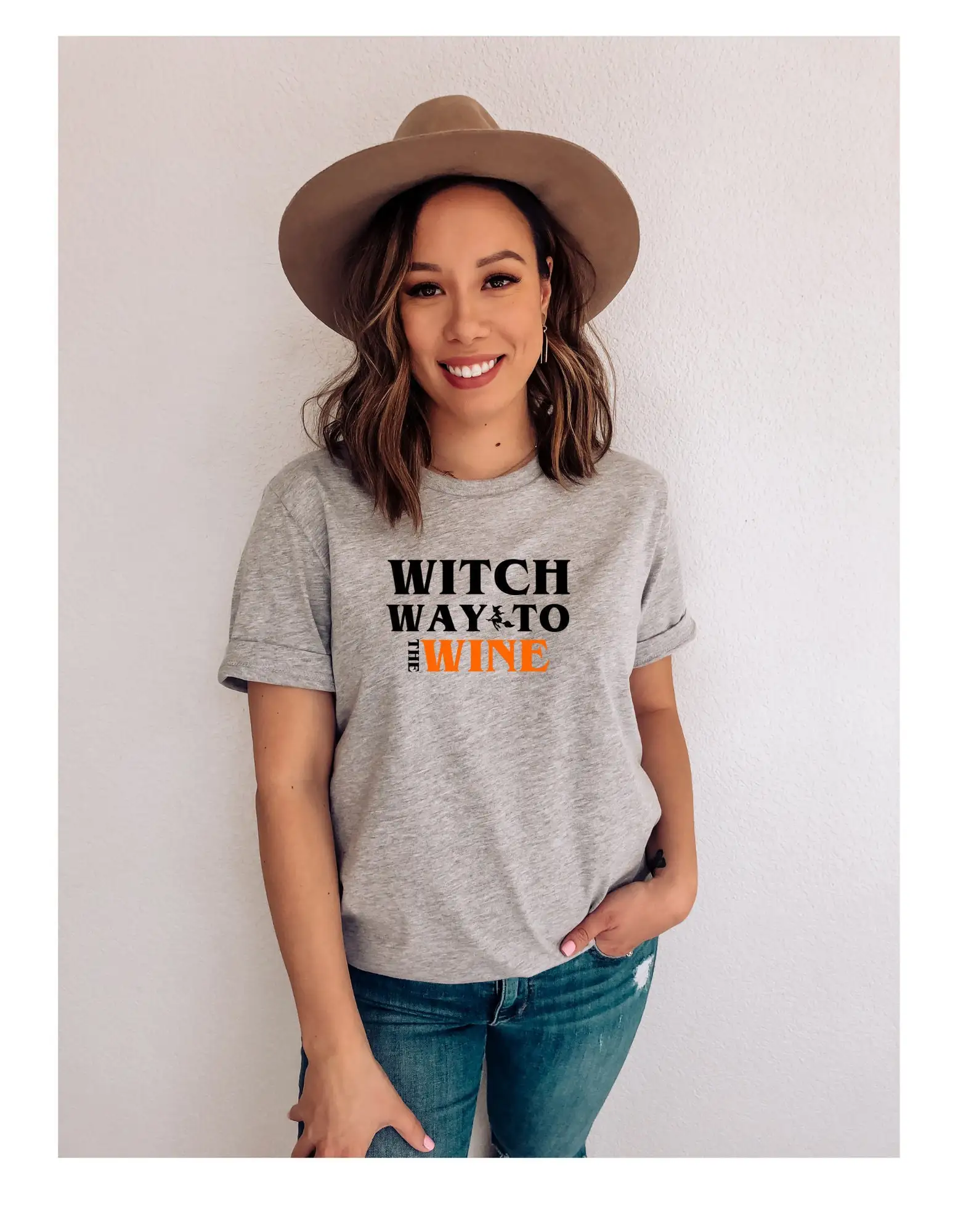 Witch Way To The Wine T Shirt