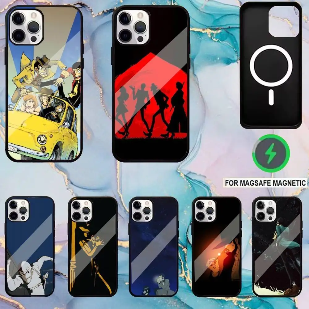 

Lupin the T-Third Phone Case For iPhone17,16,15,14,13,12,11 Plus,Pro Max Magnetic Magsafe Wireless Charging