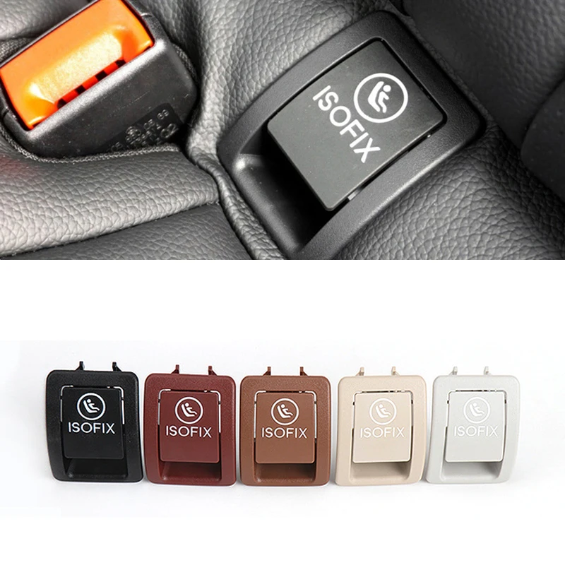 Car ISOFIX Switch Trim Cover Auto Rear Child Safe Seat Bench Switch Cover For Mercedes Benz W253 W205 GLC C-Class 2015-2021