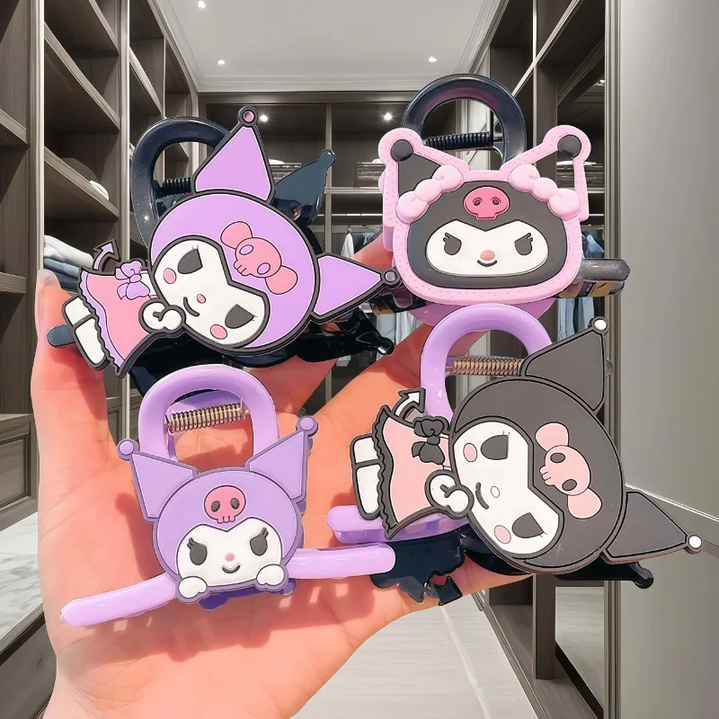 Sanrio New Kulomie Hairpin Girls Hairpin Shark Clip Cartoon Exquisite Children's Head Back Hair No Hair Ponytail Clip Wholesale