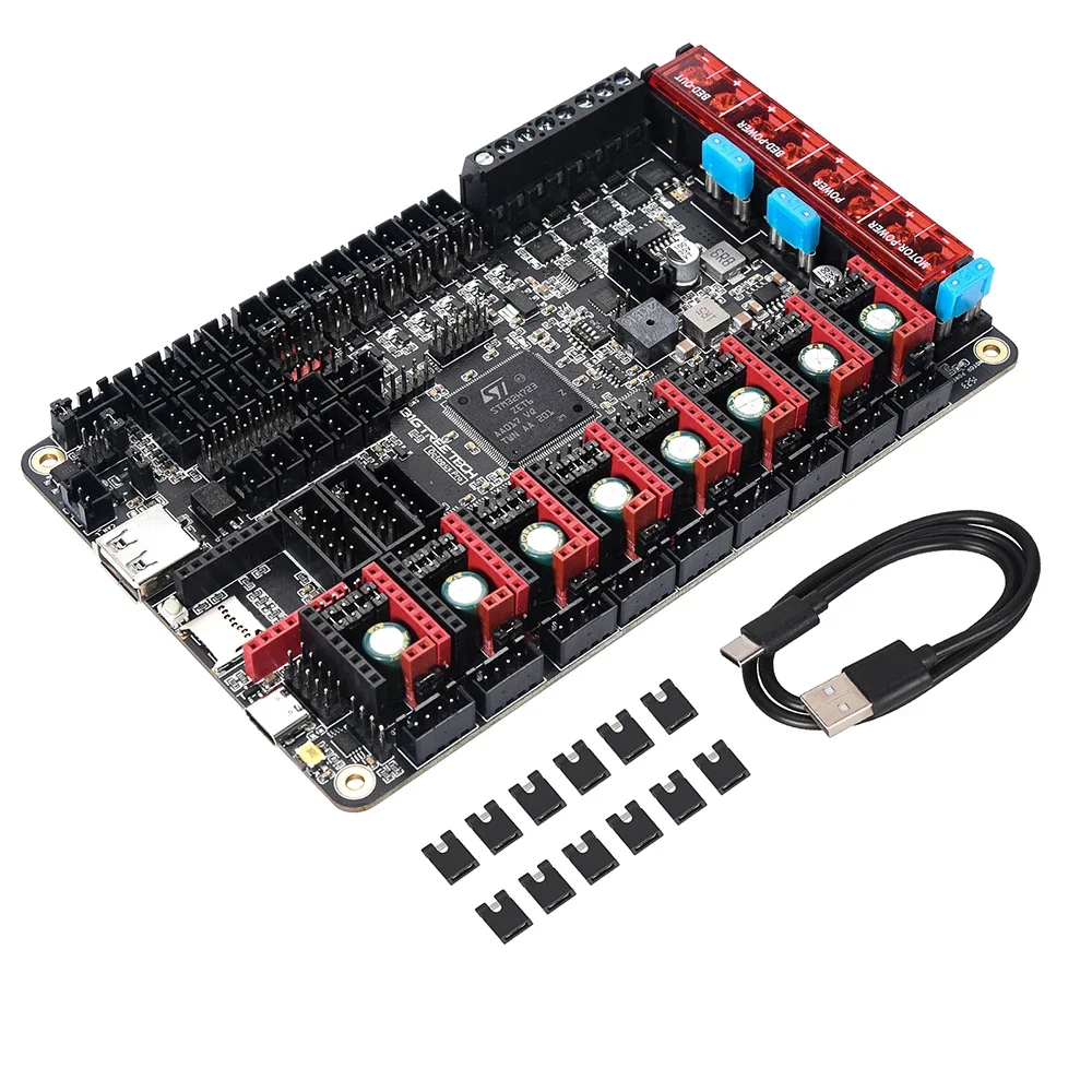 Imagem -02 - Bigtreetech-placa-mãe para Impressora 3d Btt Octopus Pro V1.1 Placa de Controle H723 Atualização de 32 Bits Ender v2 para Cr10