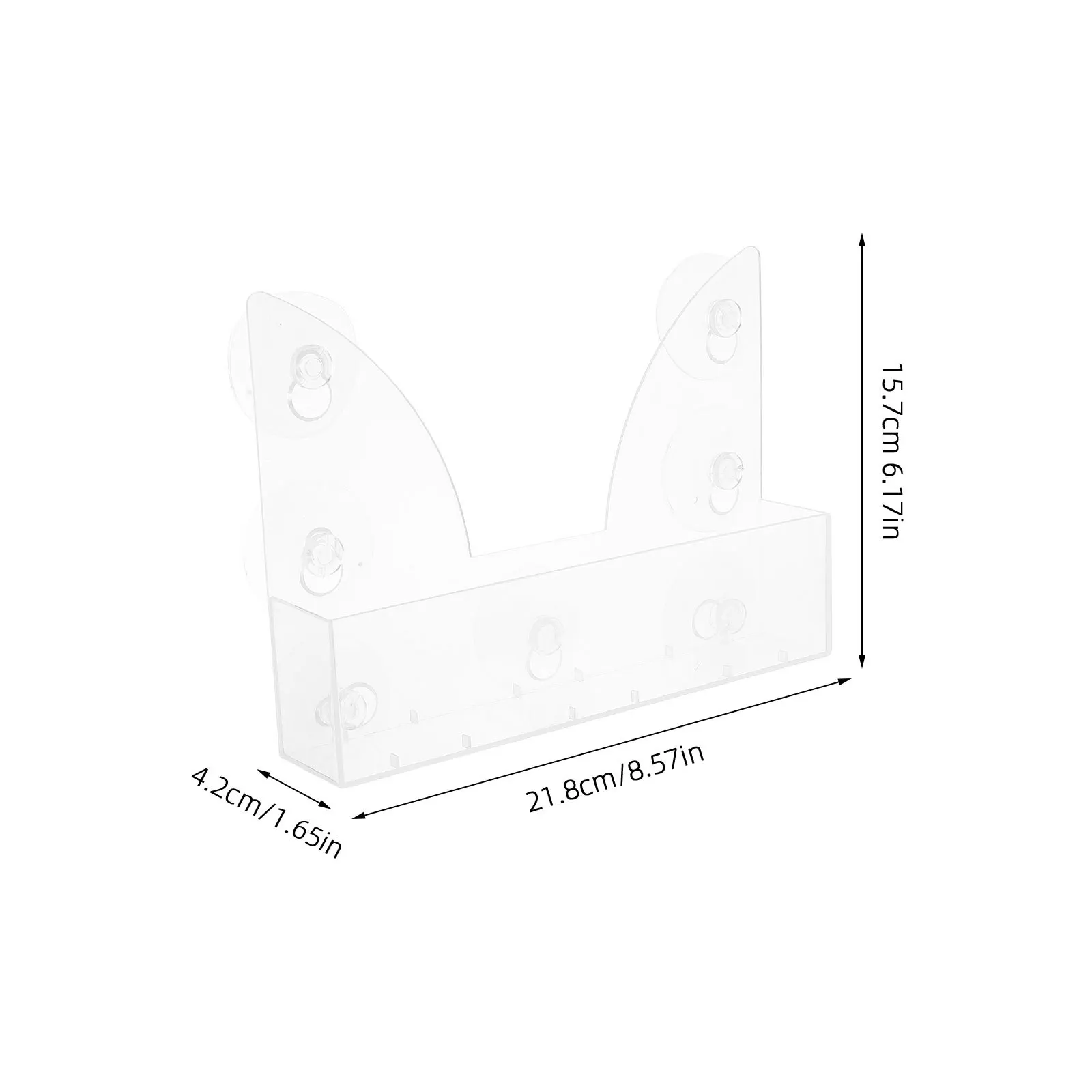 منظم رف الثلاجة من الأكريليك الشفاف لبرطمانات التوابل والمشروبات ورف تخزين المطبخ الشفاف