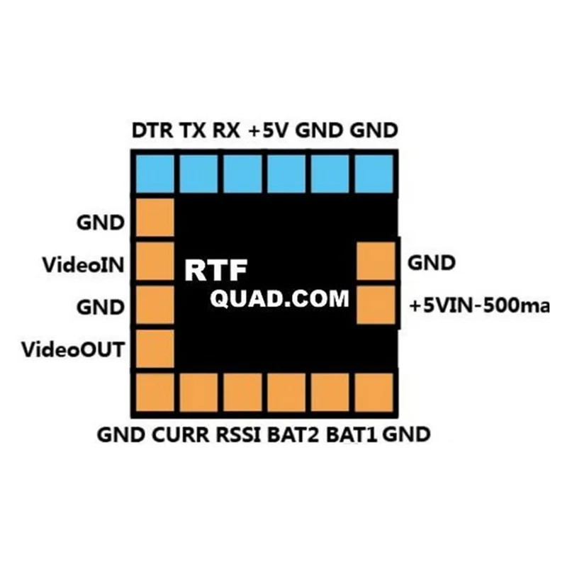 FPV MinimiOsd Minimi OSD 온 스크린 디스플레이, CC3D Naze32 F3 F4 비행 컨트롤러용, KV 팀 MOD