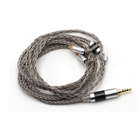 Tripowin Zonie 2 Meter 16 Core Silver Plated Cable SPC Earphone Cable QDC MMCX 2 PIN for 7HZ Zero