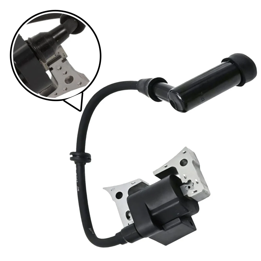 For Outdoor Mowing Black Ignition Coil Quick Installation Ignition Coil Efficient Engine Start High-Performance