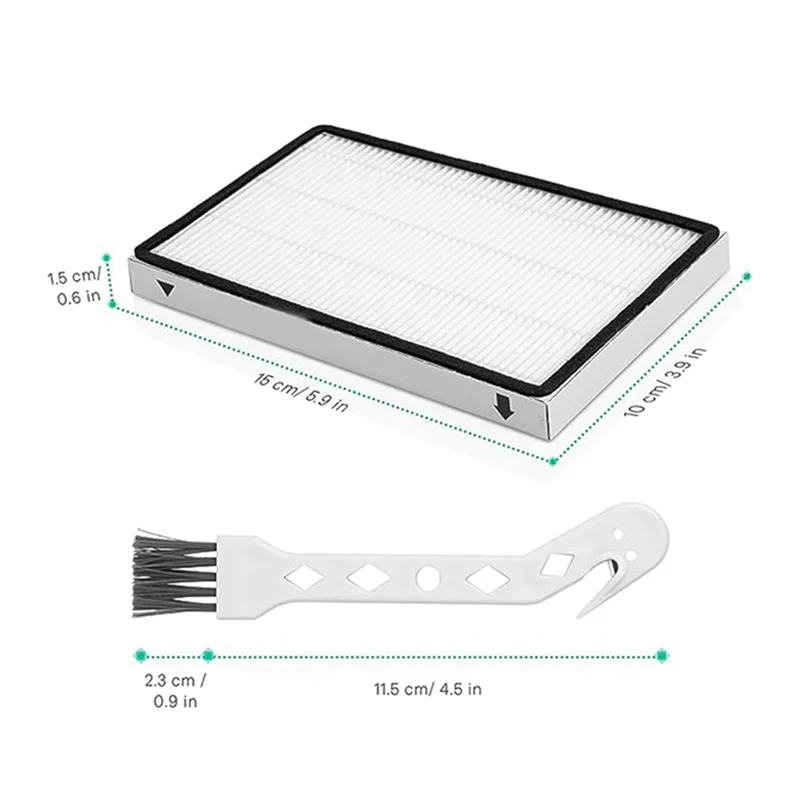 Elementos de filtro para aspiradora, adecuado para Panasonic Kenmore, Haipa, EF-1, 86889, Media Filter