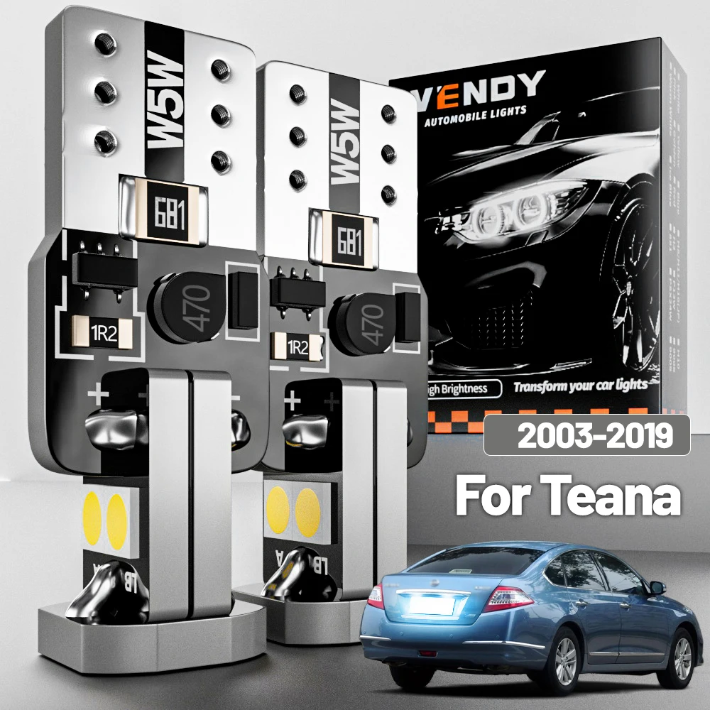

2pcs LED License Plate Light For Nissan Teana J31 J32 J33 2003-2019 2007 2008 2012 2013 2015 2016 2017 2018 Canbus Accessories