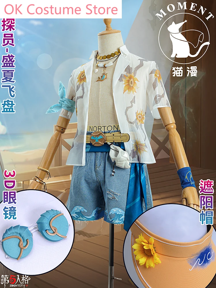 Identity V Norton Campbell Prospector Midsummer Fashion Cosplay Costume Cos Game Anime Party Uniform Hallowen Play Role Clothes