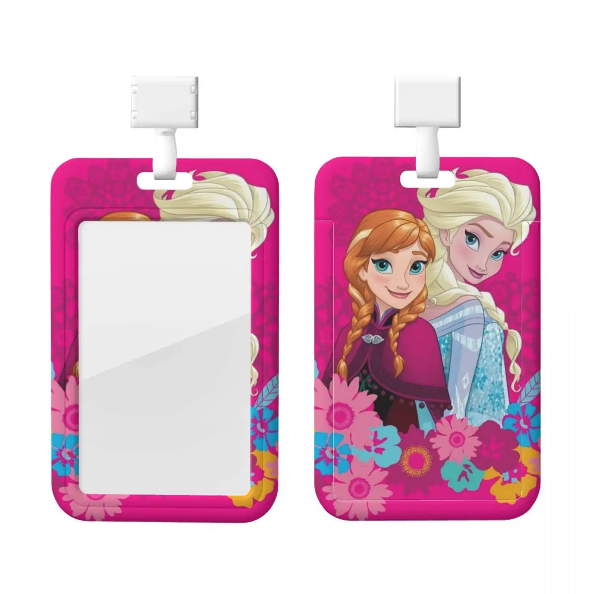 

Custom Frozen Cartoon ID Badge Holders For Office Card Holder Unisex Neck Lanyard Credit Card Holders Neck Strap