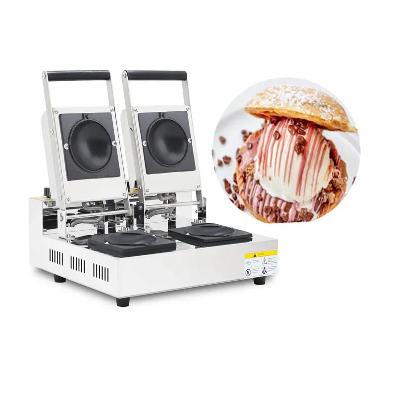 UFO Burger Machine 1600W Ice Cream Waffle Maker Hamburg Press Machine Panini press sandwich maker