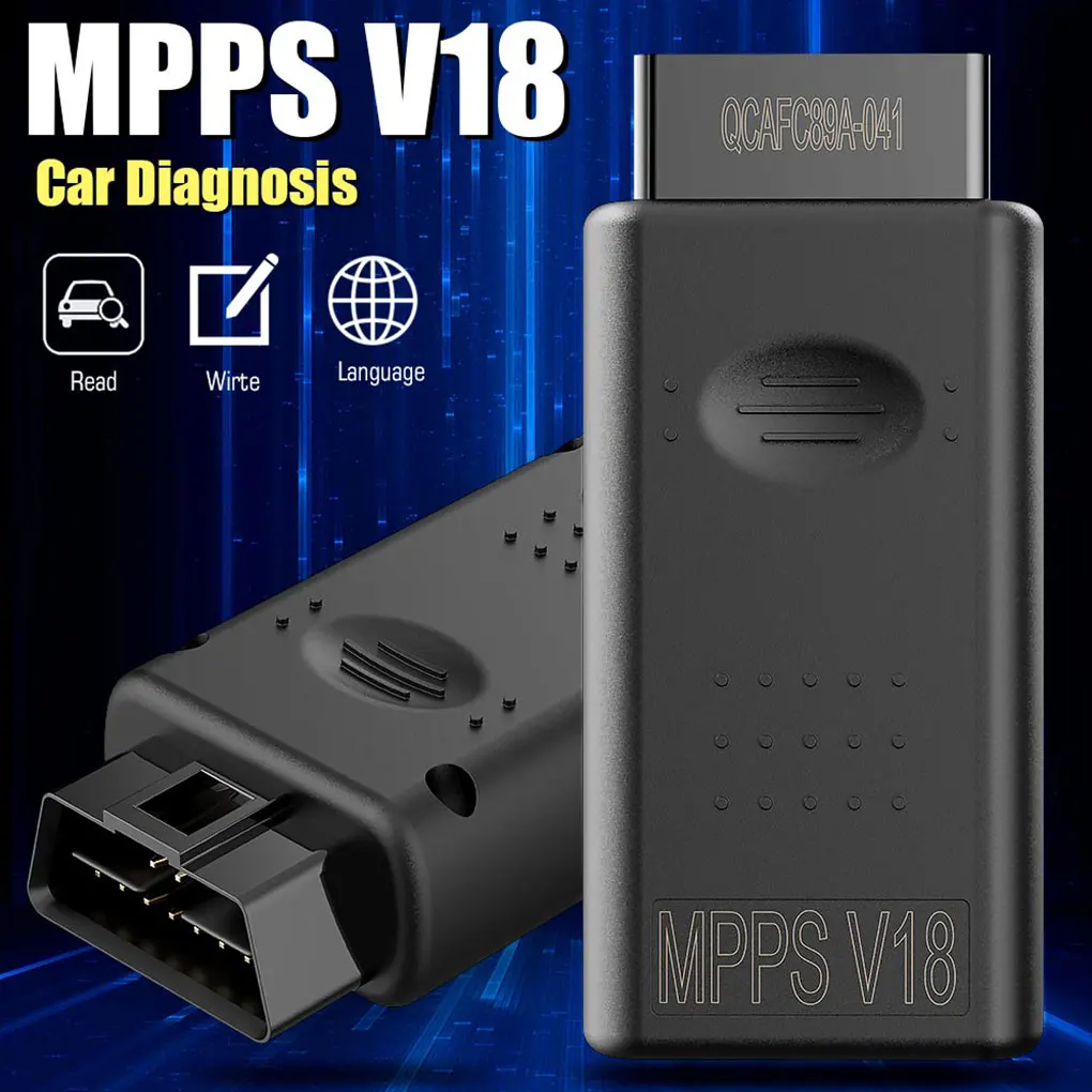 

MPPS V18 ECU Flashing Chip Tuning Remapping Tool EEprom Read Write Auto Detect Car Diagnostic Tool