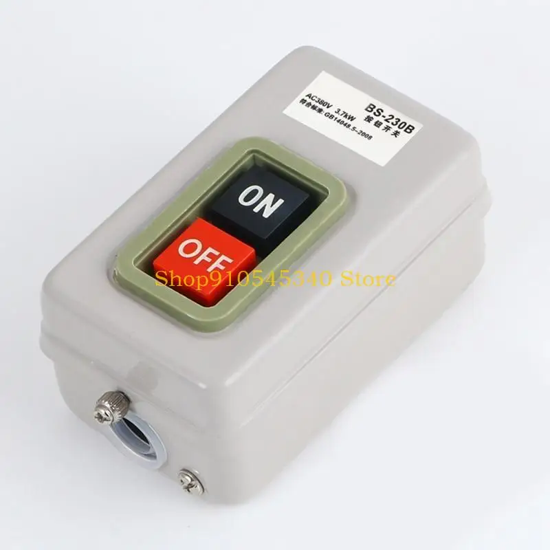 U2JA Push Button Three Phase Power Control Starter 3.7KW 380V Electrical Equipment